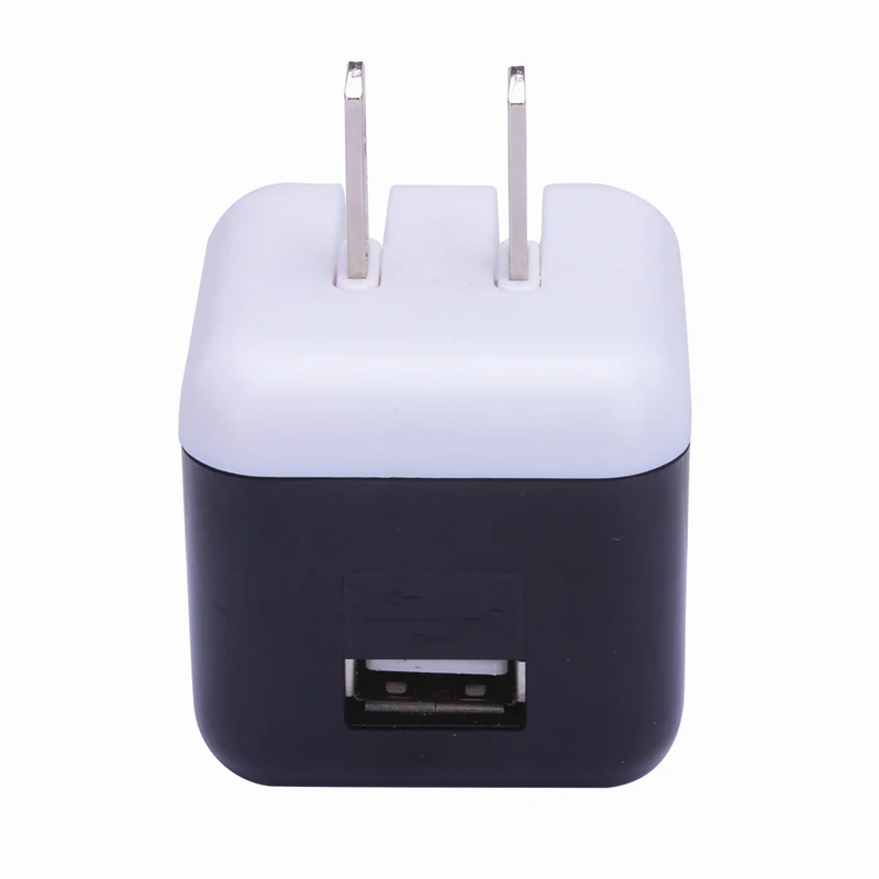 Белый красочные мини настенное зарядное устройство 5V 1A usb зарядное устройство для телефона 4s/5/iPhone 6s/6p/фотоаппаратов моментальной печати 7s plus