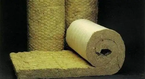 High quality Rock Wool rolls Rock Wool Wired Blankets 100Mm Insulation