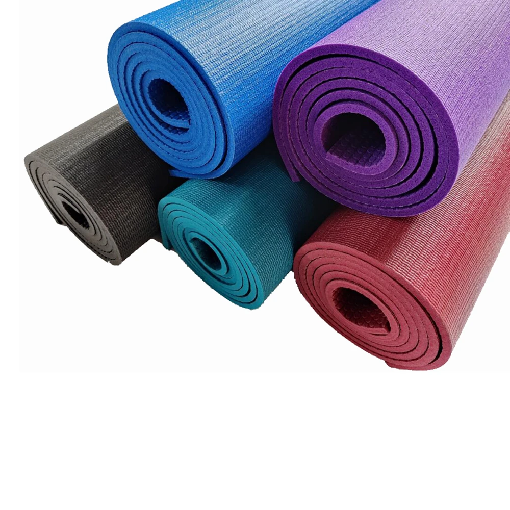 High density PVC Yoga Mats for Women Men Workout Mat for Yoga Pilates and Floor Exercises