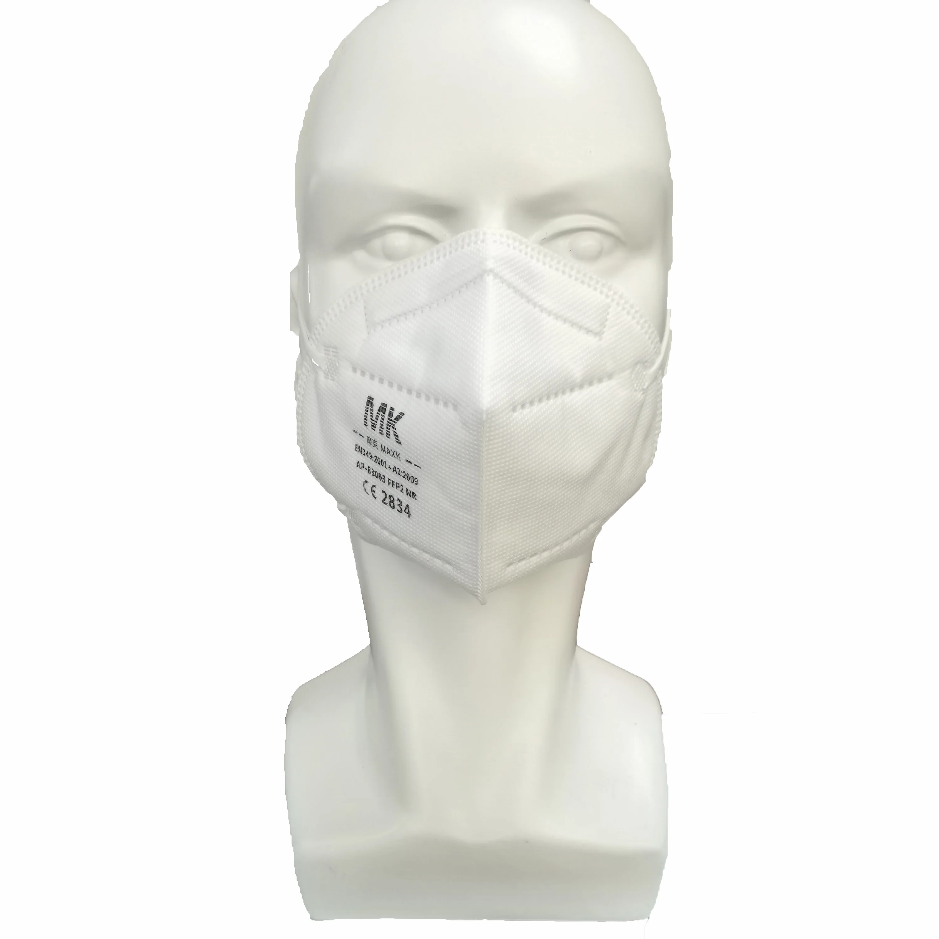 MK защитный EN149 FFP2/KN95 анти загрязнение воздуха Уход за кожей лица щит 4 слоев ткани сварочная маска для лица