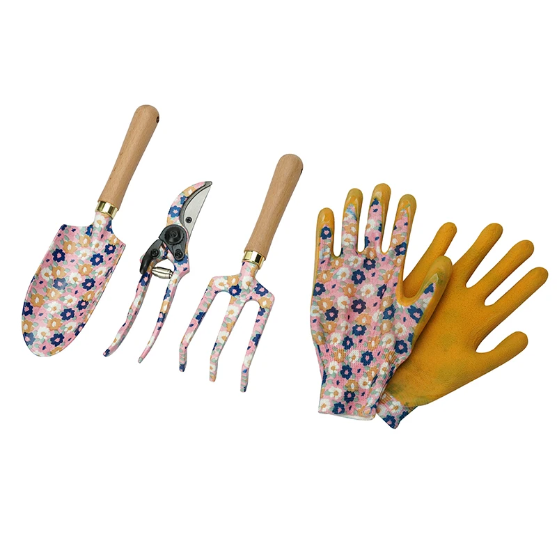Aluminium Alloy 3pcs Lady Weed Balcony Gardening Hand Tools Set Kit Mini Garden Weeding Hoe Shovels Rakes For Leaves