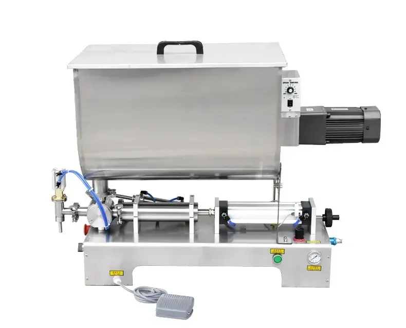 Good quality Semi Automatic Horizontal Paste Filling Machine for Edible oil/Mayonnaise/Cream/Chili Sauce with Best Price