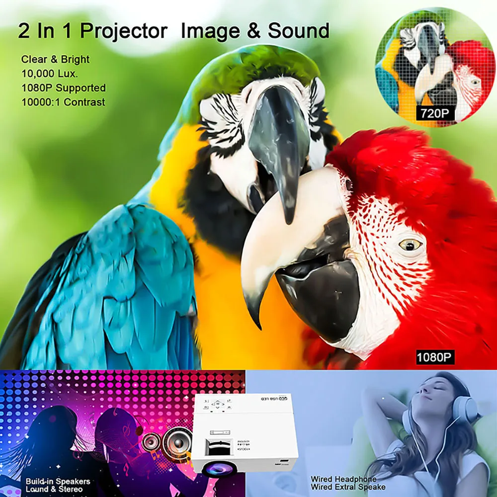 Kids Smart Sketcher Projector 1080P LCD Portable Projector 4K Other Presentation Equipment & Accessories