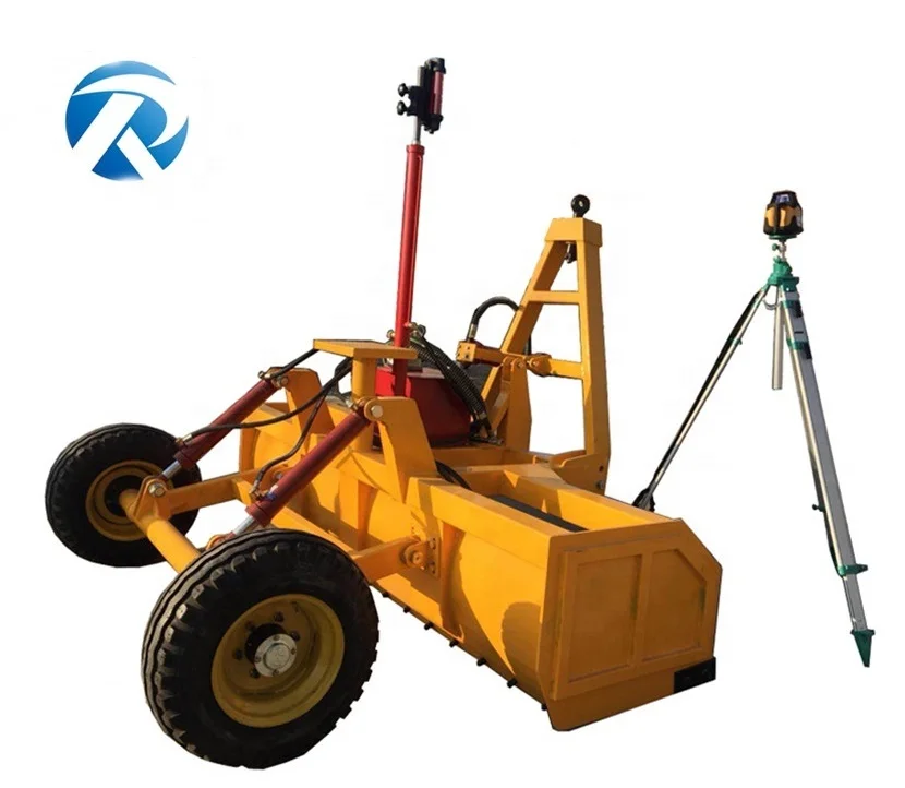 tractor accessories dual control laser land leveling scraper grader