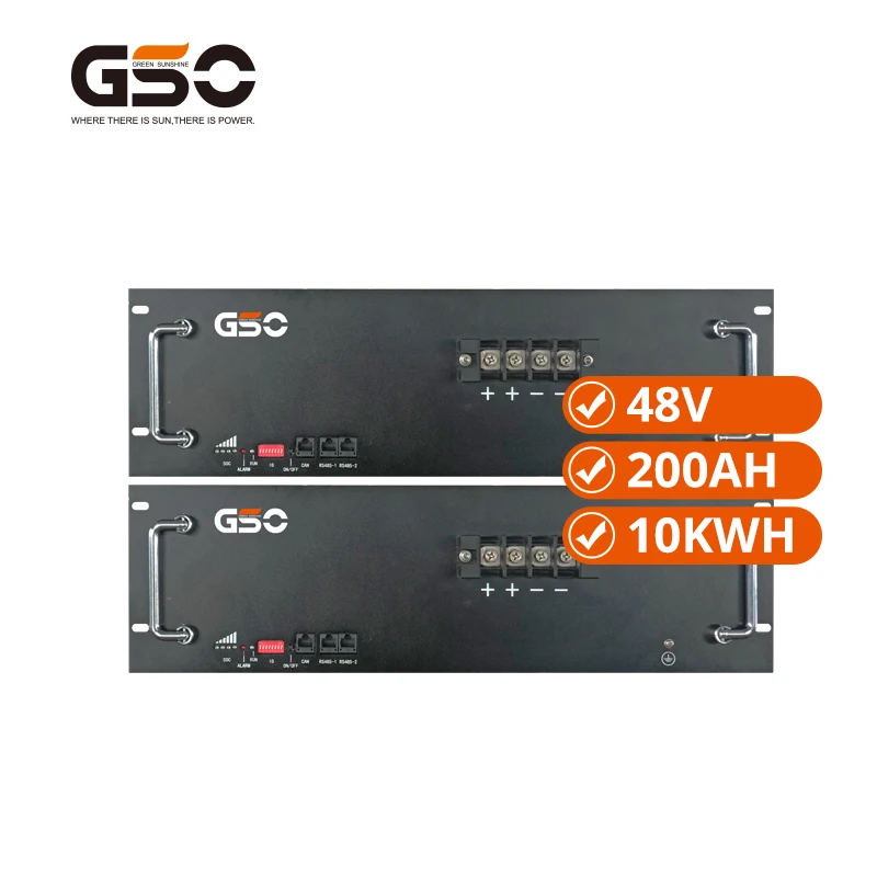 10kwh 200ah Phosphate lifepo4 lithium Battery Rack Solar Back up Battery for Solar Panels