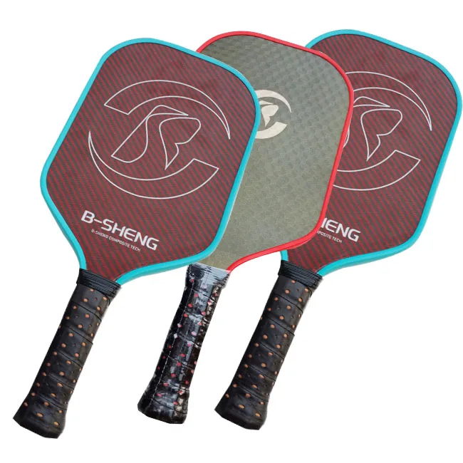 Baosheng 2024 New Designed gen 3 pickleball paddle USAPA Standard Thermoforming T700 carbon edgeless pickleball paddle racket