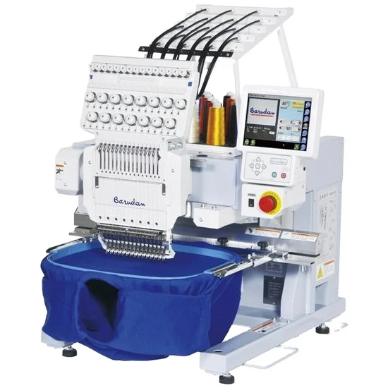 Hot selling New Barudans BENT-ZQ-201U - Single Head - 15 Needles - Commercial Embroidery Machine
