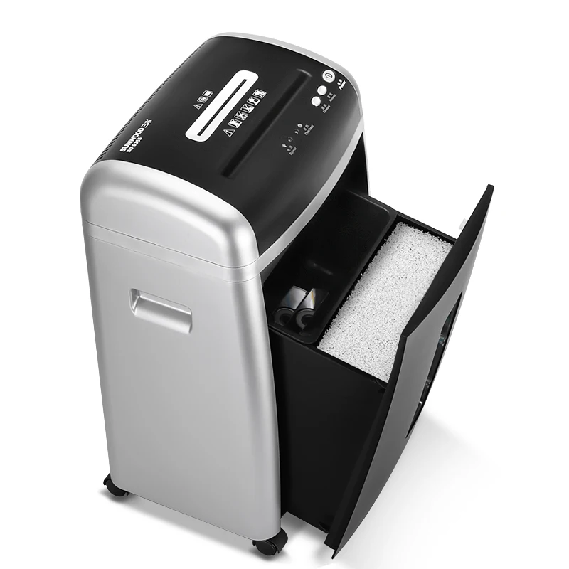 SUNWOOD Paper Shredder machine 2X8 mm 8 Sheets Micro-cut Home Office shredder Paper Credit Cards Ultra quiet SD9355