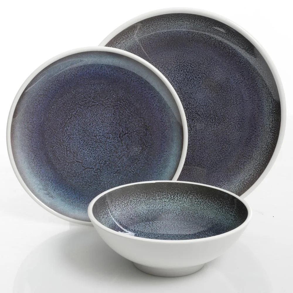 12pcs melamine heavyweight dinner ware set  manufacturer UK  new design food contact safe