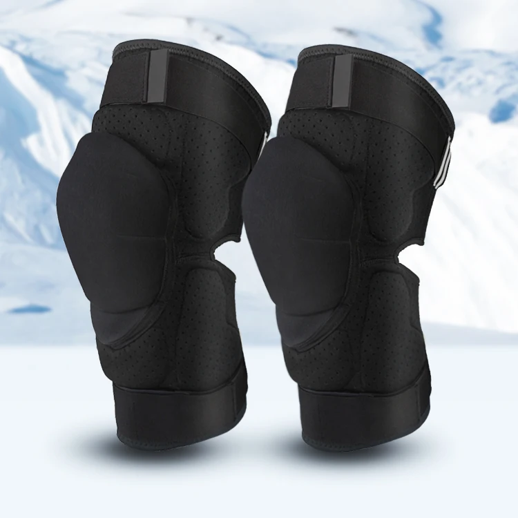 Black Free Size Racing Off-road Protective Knee Pad Motocross Brace Protector Motorbike Protection Professional Protection Adult