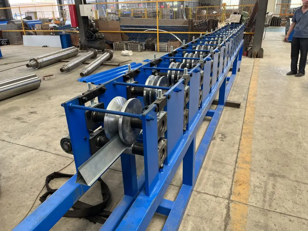 PPGI trapezoidal metal ibr roof sheet machine Roofing Corrugated Panel Cold Roll Forming Machine