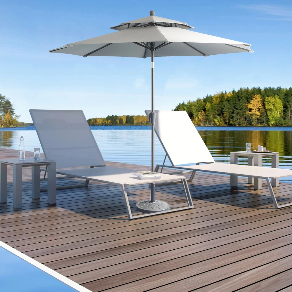 Large  Garden Furniture Umbrella With Crunk and Tilt  Outdoor Garden Umbrella Patio