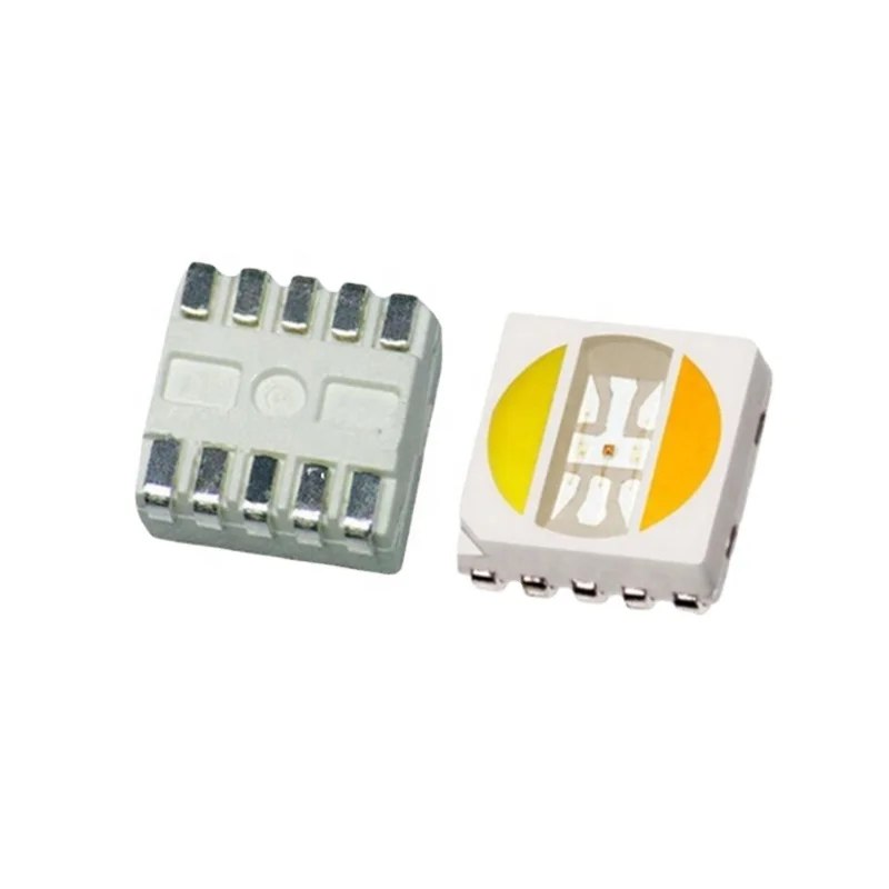 WRGBWW пять фишек в одном светодиодном RGB + W WW 5 1 многоцветный SMD 5050 светодиодный чип