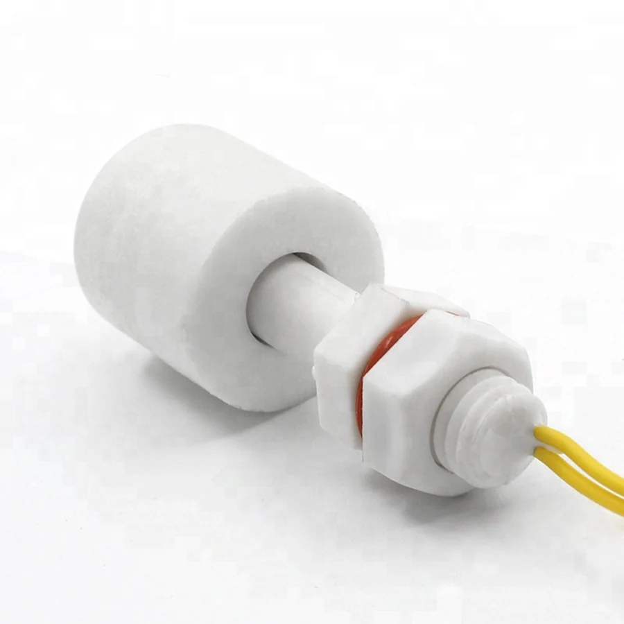 Пластиковые вертикально установленные высокотемпературные магнитные поплавки, переключатель уровня жидкости для высоких уровней