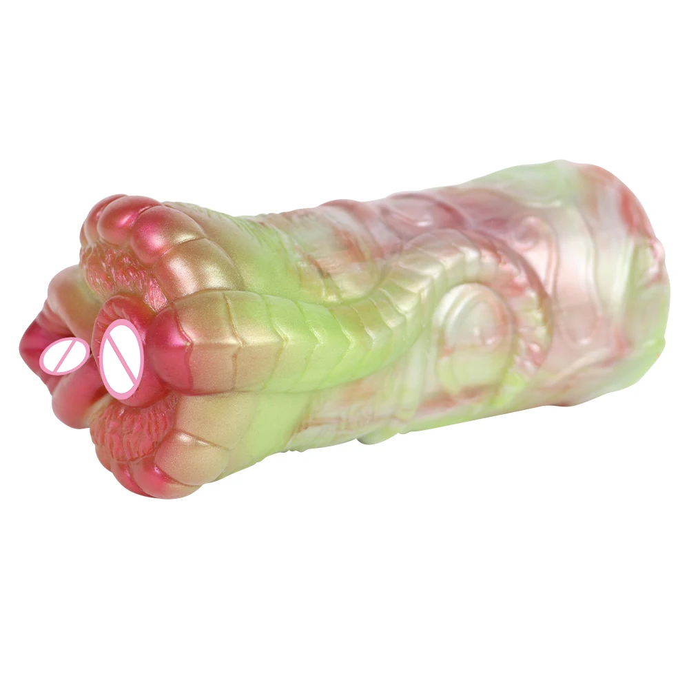 GEEBA  male masturbation toys machine device soft flexible sexy pussy sex toys adult glans stimulator glans massager for male