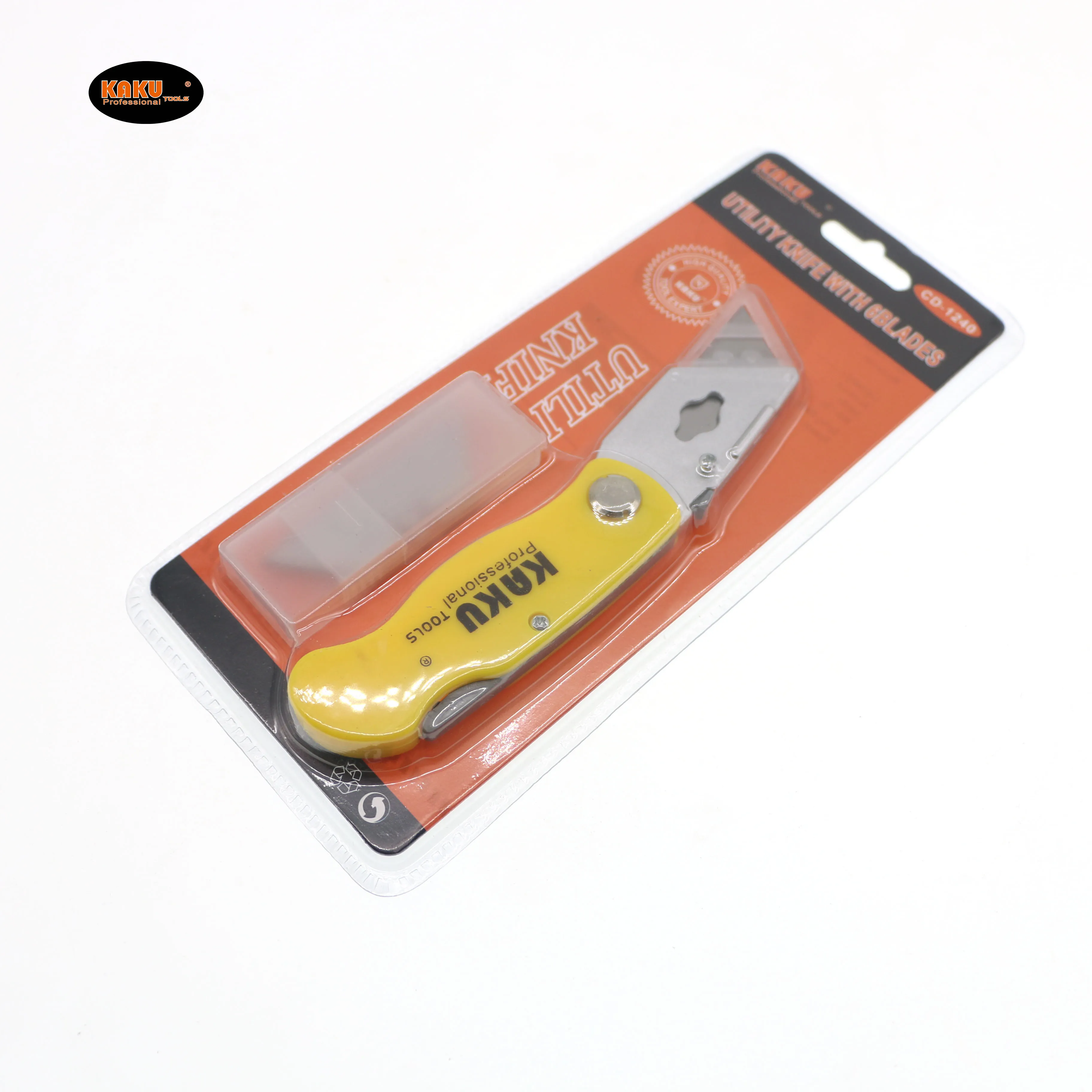 KAKU Cheap Mini Folding Pocket Knife Quick Change Blades Utility Safety Cutter Folding Utility Knife