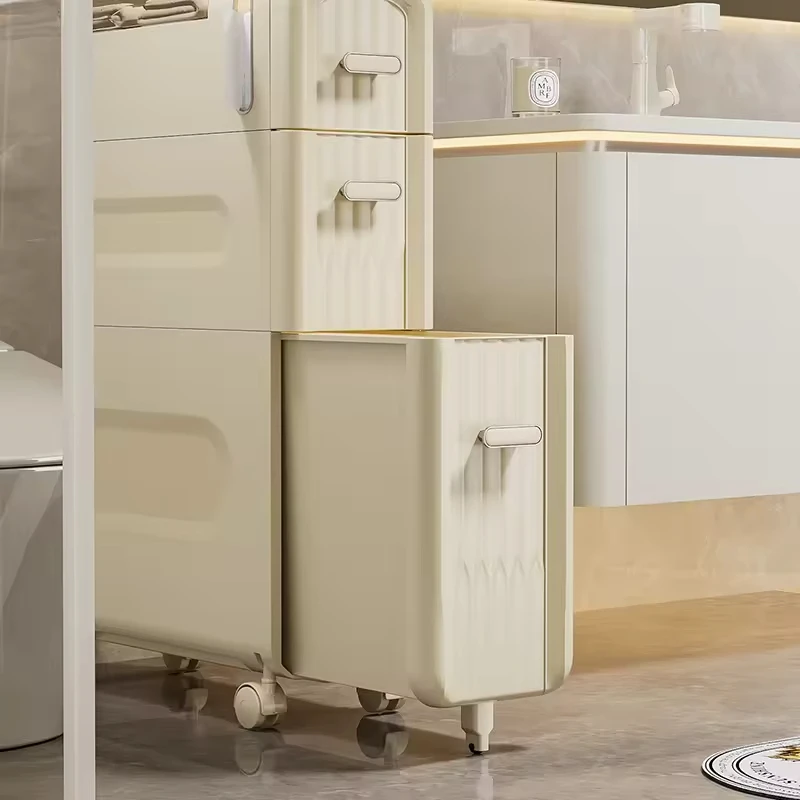 Square Bathroom Seam Cabinet Injection Plastic Storage Treasure for Bathroom Items