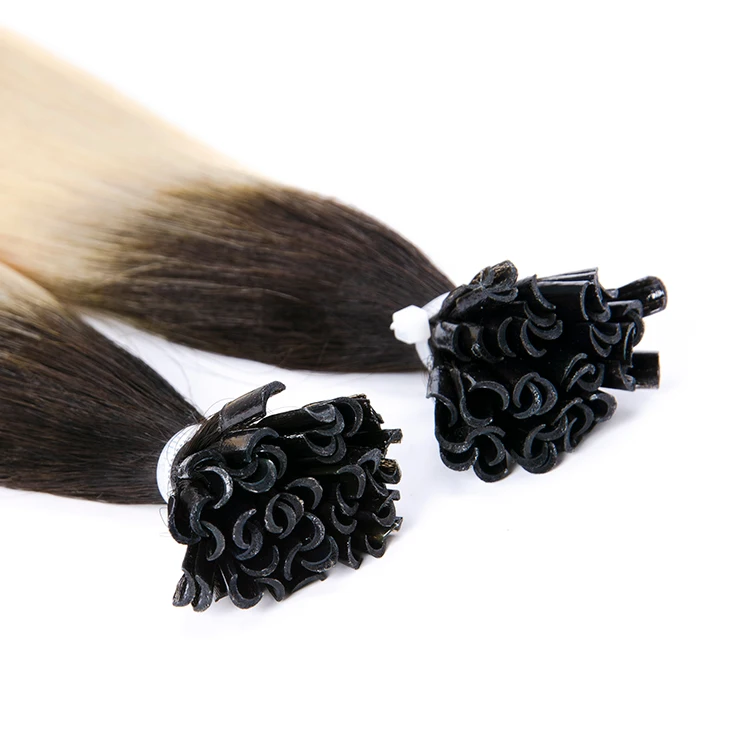 100% Remy U Tip Hair Extensions Human Hair Keratin Prebonded Italy Double Drawn U Tip Hair Extension