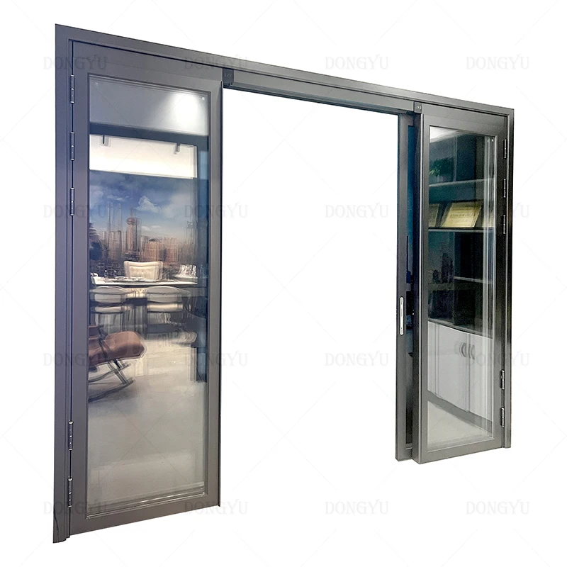 Metal Good Quality Cheap Price Sliding and Swing PT Door glass door Aluminum PT Door for House