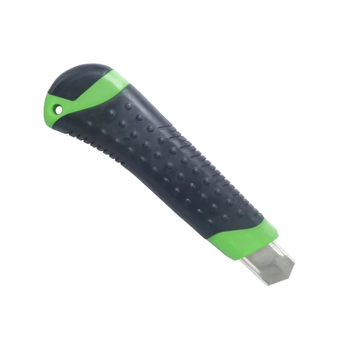 soft surface handle box cutter  comfortable grip handle knife