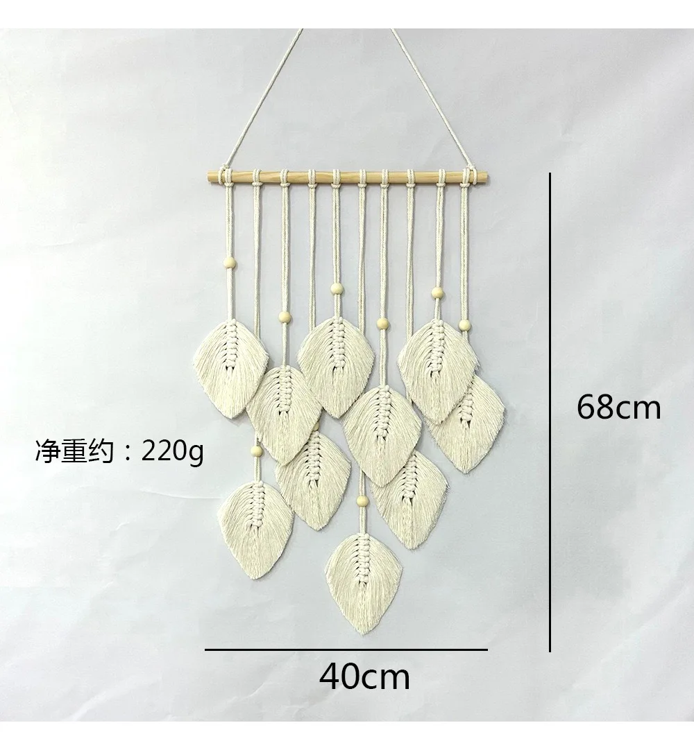 Handmade Home Decor Boho Macrame Tapestry Wall Decor for Bedroom Lving Room