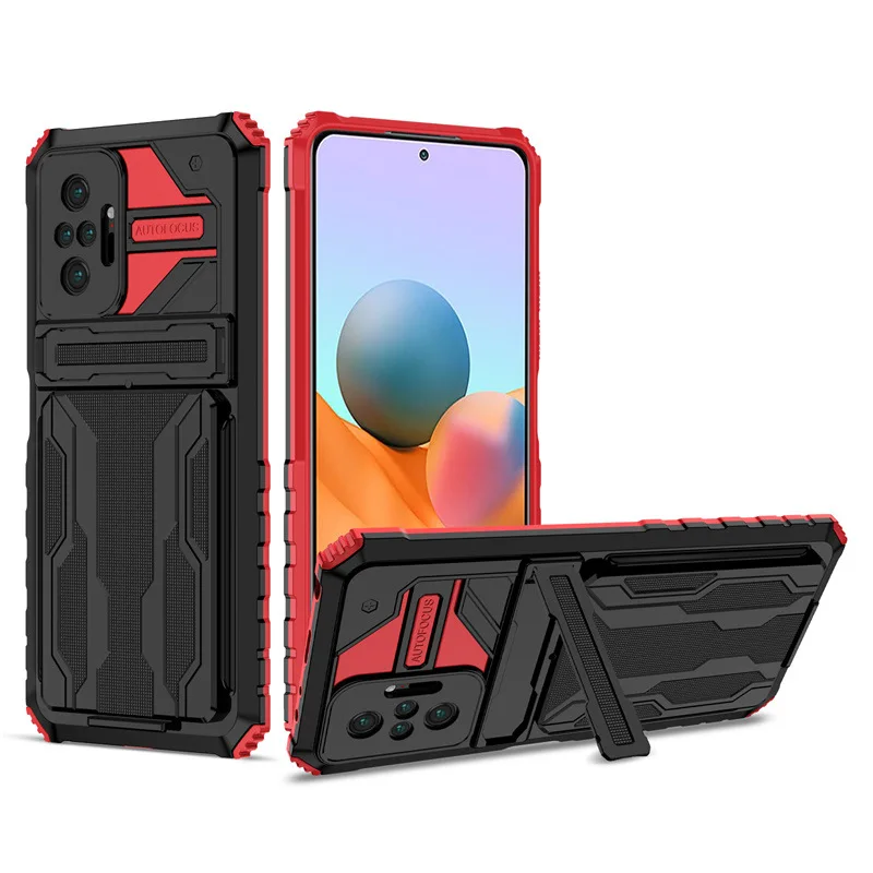 2023 Top Selling Anti Shock Card Phone Case For iphone 15pro 14proMax 13 Armor Hard Mobile Cover With Detachable Phone Case