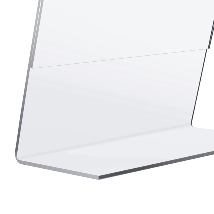 Clear Acrylic Display Rack Stand Plastic Table Menu Sign Holder