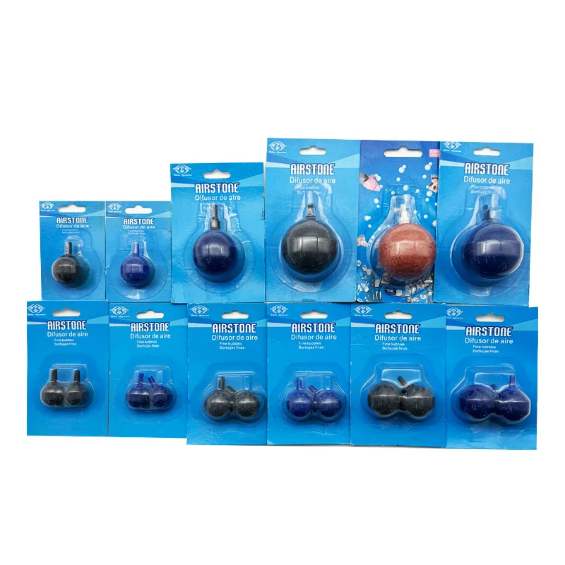 Cheap Aquarium Accessories Spherical Air Stone Oxygen Aerator Diffusion Aquarium Air Bubble Diffuser Stone Round In Bulk