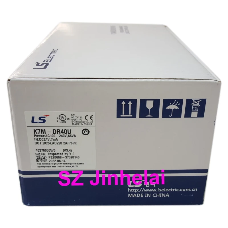 100% New and Original K7M-DR40U LS PLC Base Unit DC24V  Relay Output 24 point input 16 point output Industrial Controller