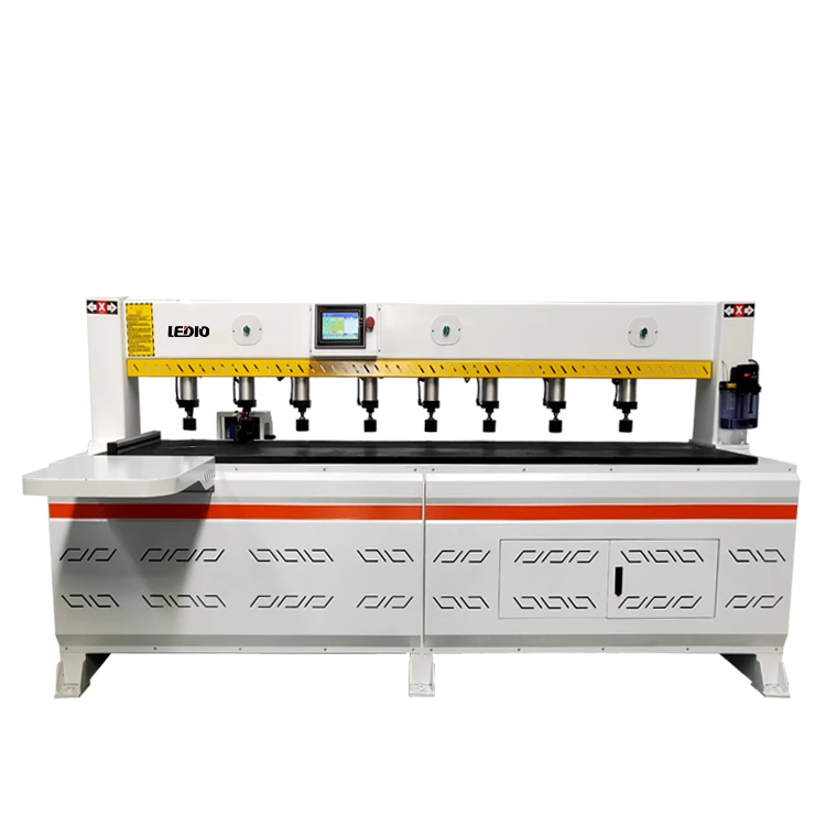 Fast speed cnc side wood bore hole drilling machine 2500 mm working length for furniture making