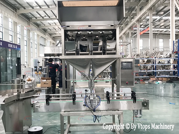 High Efficiency Fertilizer Filler Seed Coffee Bean Bottling Capping Machine Melon seed filling sewing machine