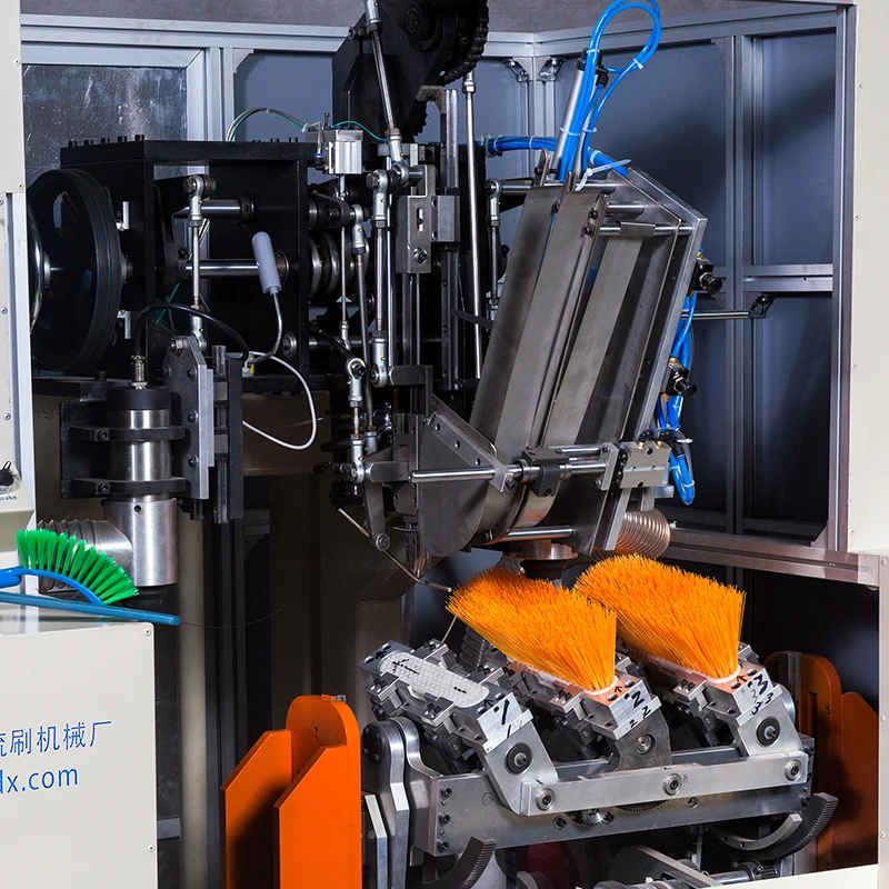 Mexin 5axis Automatic 5 axis 2 drilling and 1 tufting broom brush making machine