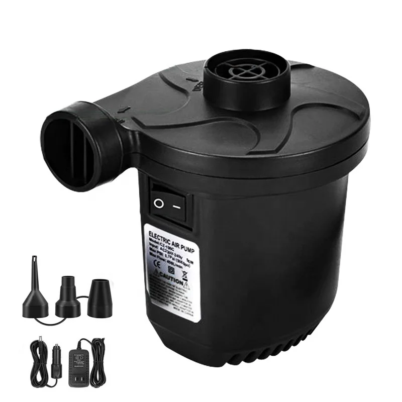 Air Pump for Inflatables Portable Quick-Fill Inflator/Deflator for Outdoor Camping Inflatable Cushions Air Mattress Beds Boats