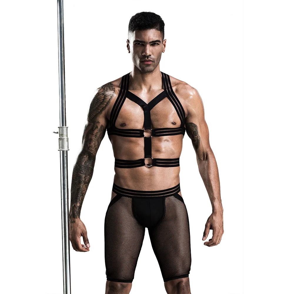 Macho Sexy Uniform Hot Selling Sexy Bandage Binder Sexy Lingerie in Europe and America