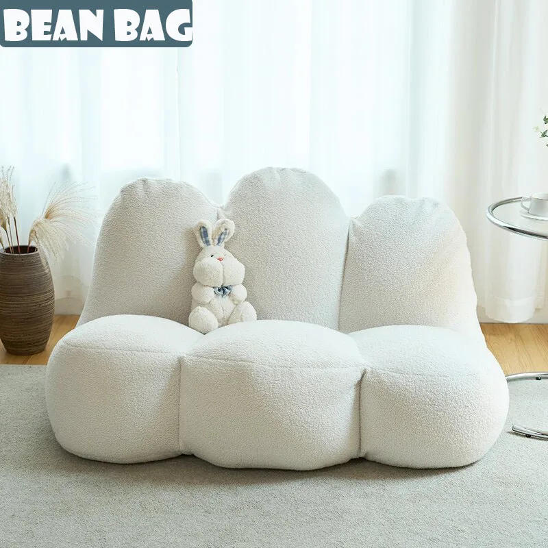 Lovely soft comfortable cloud bean bag with filled bean seat