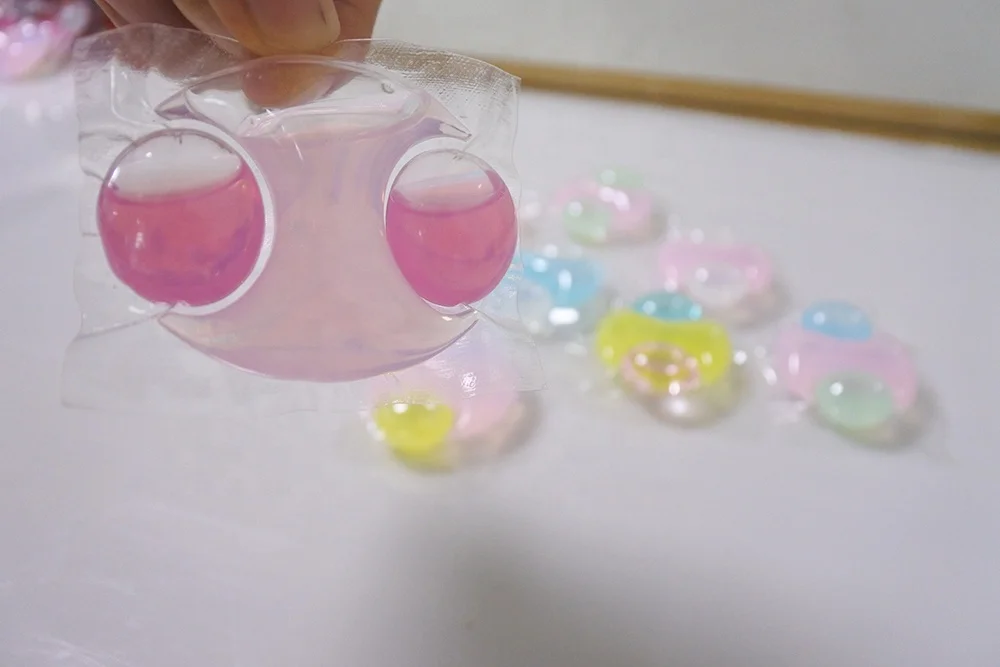 3in1 OEM Fab and Organic Liquid bulk Detergent wholesale price liquid Wholesale Laundry Pods for Washing Clothes