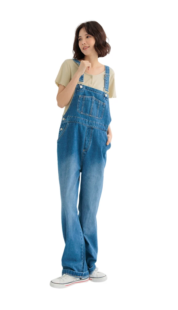 2024 New Arrival High Quality Jeans Overalls Colorful Morandi Series Denim Overalls For Women