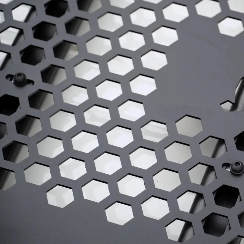 Perforated Metal Mesh Speaker Grille Hexagonal hole Perforated metal sheet  for decorative