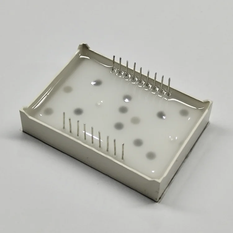 1inch 18 pin 2 digit 7 segment display de 7 segmentos catodo comum green