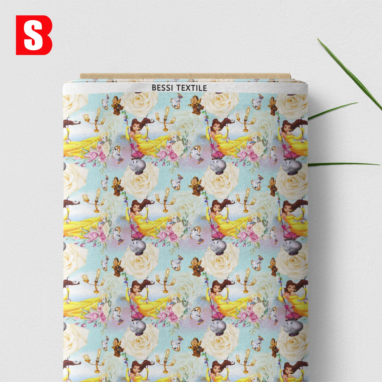 Wholesale Customized Cartoon Design Printed 250GSM Waterproof Anti-pilling Woven 100% Cotton Canvas Printed Fabric For Toto Bag