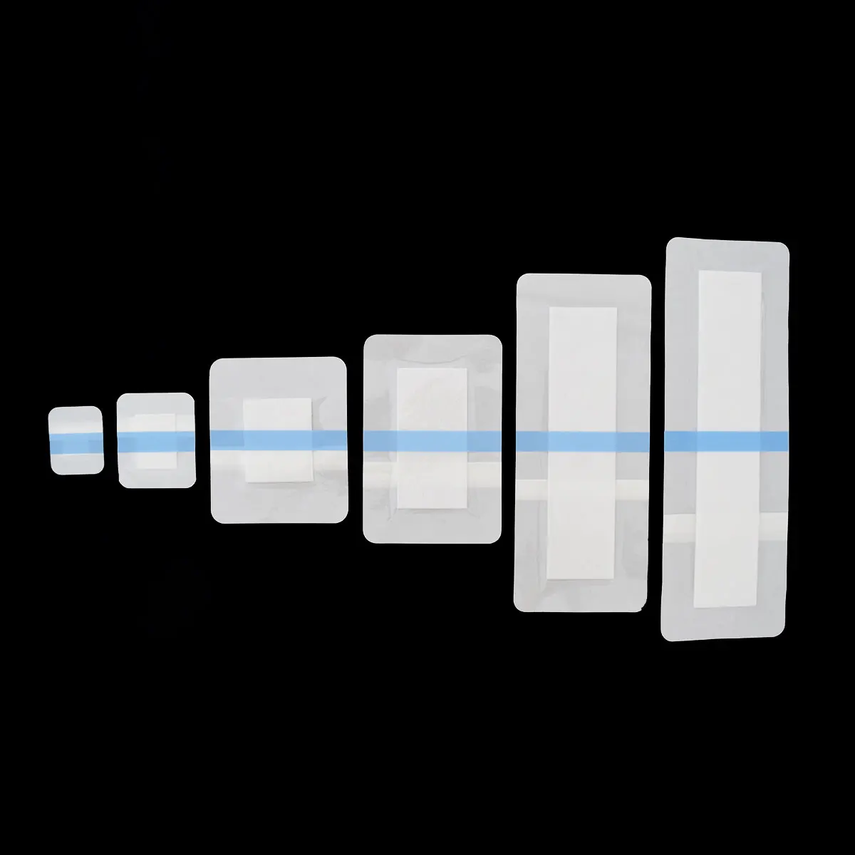 Medical Disposable Transparent Wound Dressing Waterproof Island Dressing for Wound Care