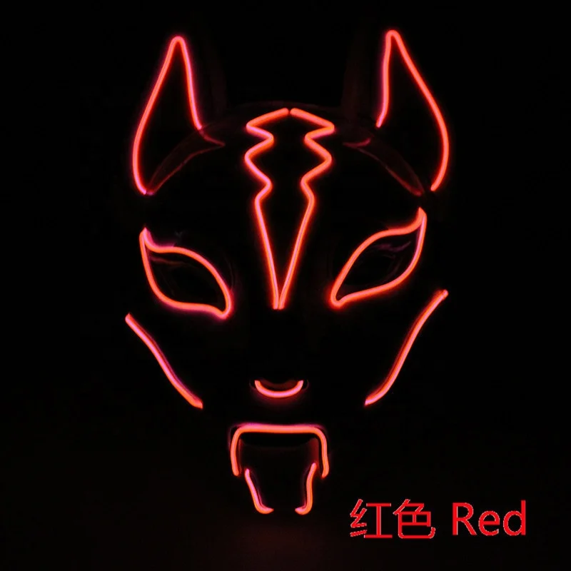 Newest Popular Gift Funny Colorful Halloween Party Mask LED Party Supply Costume Halloween party Mask