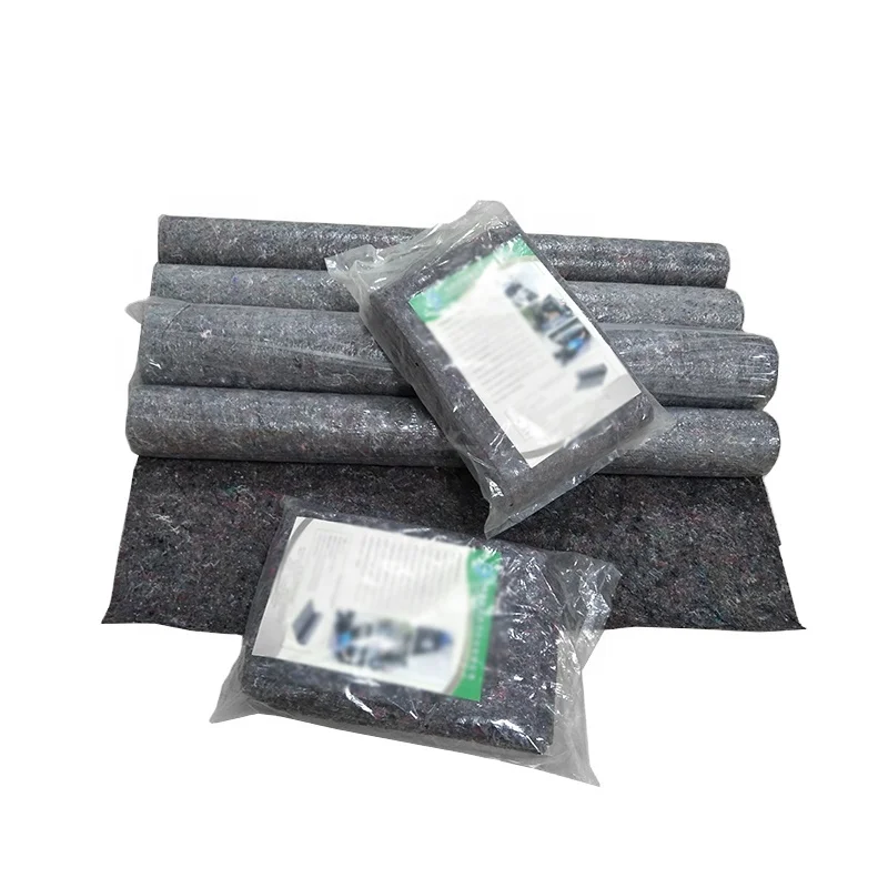 Industrial carpet heavy felt recycled fabric painter mat