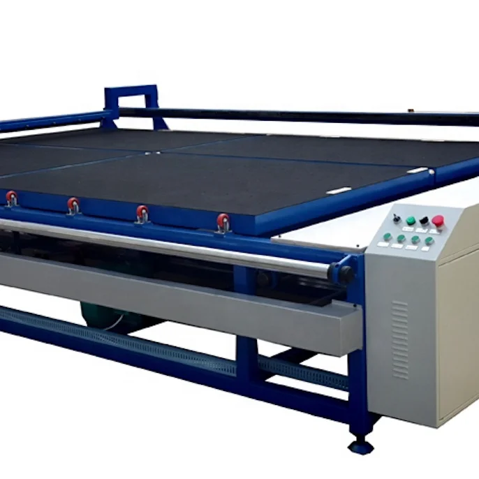 X-Y bridge type semi-automatic glass cutting table