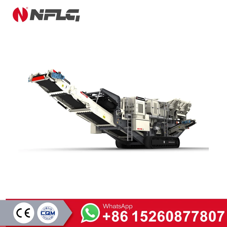 180Tph China Mobile Concrete Primary Jaw Crusher