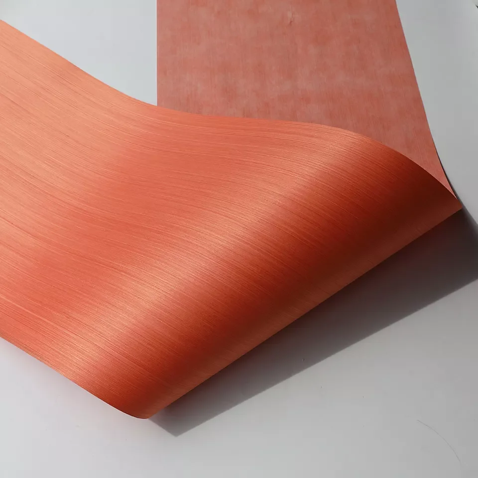 Greenland Orange OAK Wood Veneer Plywood Natural Color RTS Reconstituted Wood Veneer For MDF Plywood Furniture Door >= 1 sheets