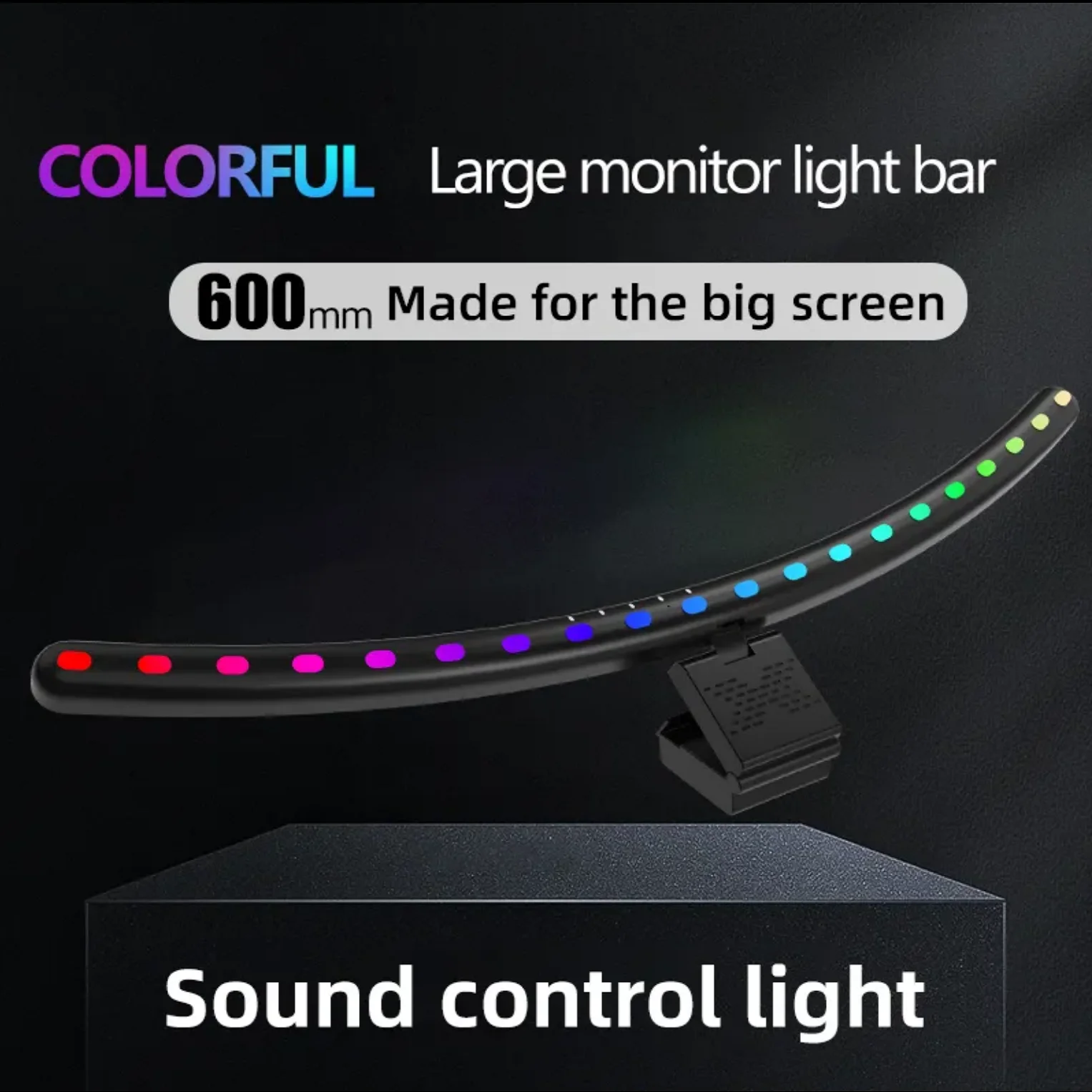 60cm RGB LED PC Laptop Screen Bar Curved Hanging Light Table Lamp Office Study Reading Computer monitor Light For LCD Monitor