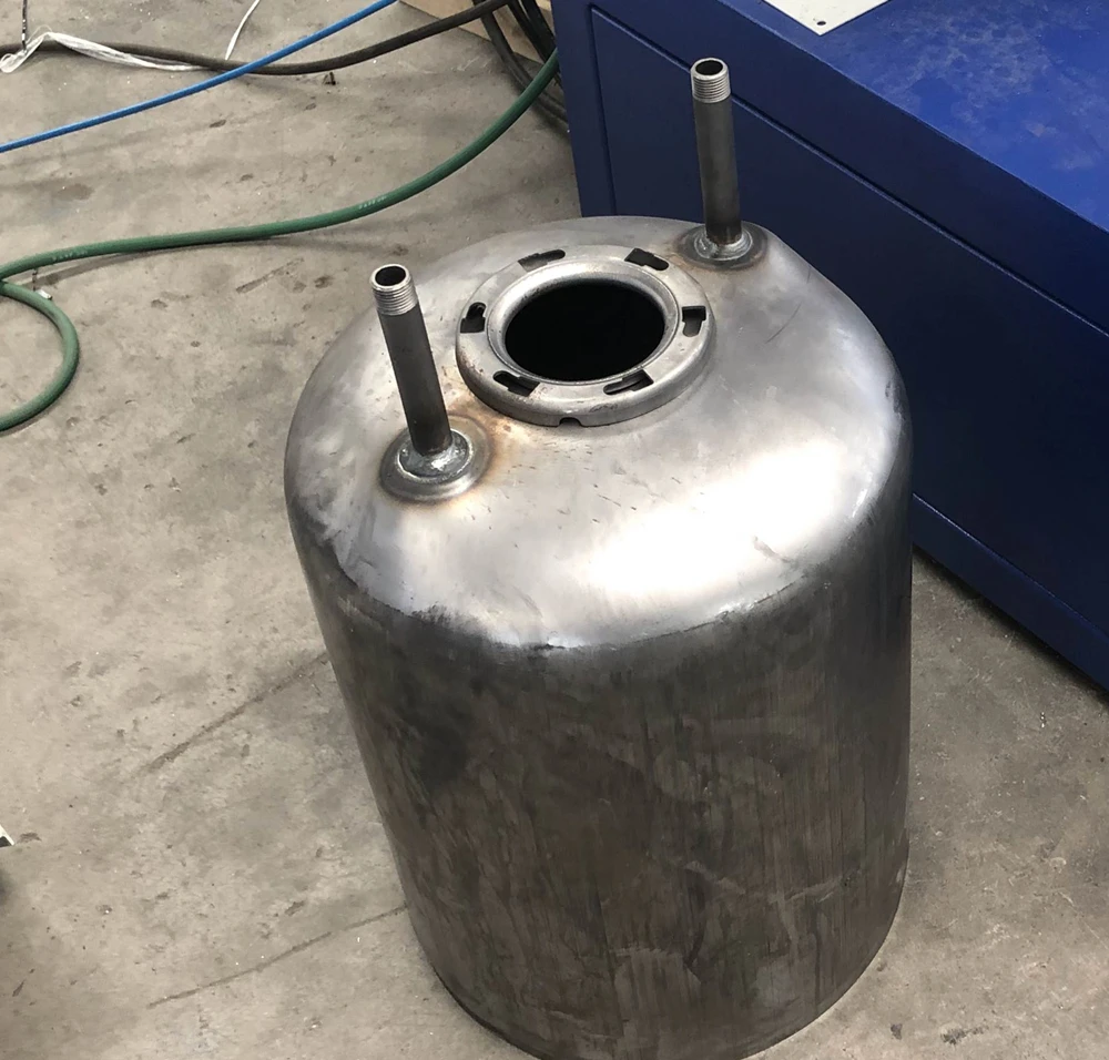 Jinan Haoyu Air Water Tank Nozzle Small Diameter Vertical Type Circuar Seam Automatic Welding Equipment