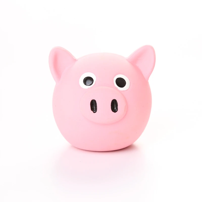 Wholesale latex animal soft rubber squeaky chew dog toy