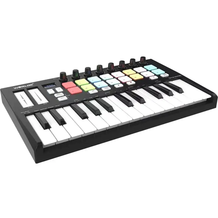 Worlde орка мини, как Novat1on, мини MK3, музыкальный пианино, студийная MIDI-клавиатура, контроллер, 25 клавиш